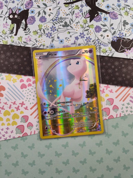 Pokemon TCG - Mew X&Y Promo Full Art Holo Card XY110 - VG