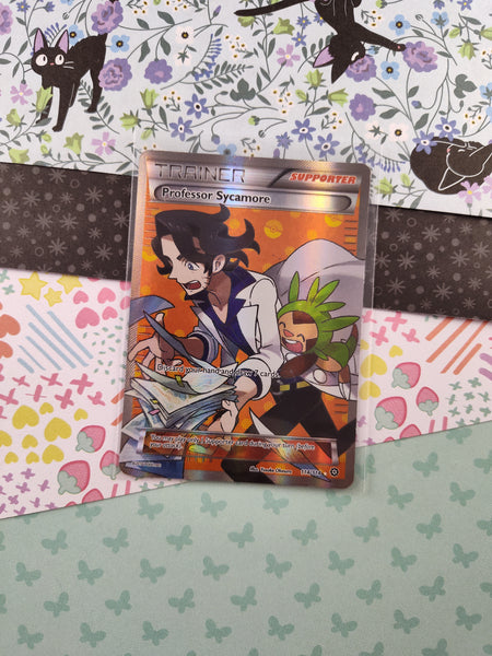 Pokemon TCG - Professor Sycamore Steam Siege Full Art Holo Card 114/114 - MP Pokemon TCG - Professor Sycamore Steam Siege Full Art Holo Card 114/114 - MP