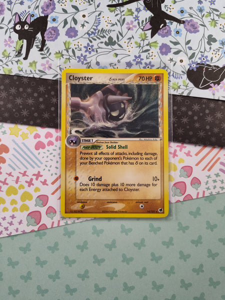 Vintage Rare - Cloyster EX Dragon Frontiers Non-Holo Pokemon Card 14/1 Pfaltzcraftsmore Vintage Rare - Cloyster EX Dragon Frontiers Non-Holo Pokemon Card 14/1 Pfaltzcraftsmore