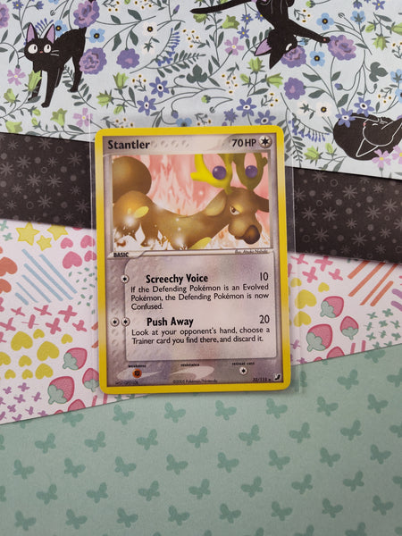 Vintage Rare - Stantler Unseen Forces Non-Holo Pokemon Card 32/115 - LP