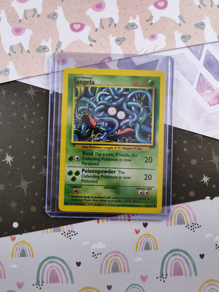 Vintage Common - Tangela Base Set Non-Holo Pokemon Card 66/102 - NM