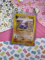Vintage Common - Omanyte Neo Discovery Non-Holo Pokemon Card 60/75 - NM