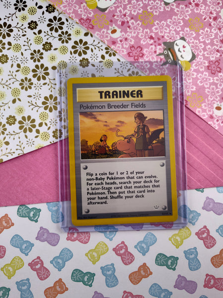 Vintage Uncommon - Pokemon Breeder Fields Neo Revelation Non-Holo Poke Pfaltzcraftsmore Vintage Uncommon - Pokemon Breeder Fields Neo Revelation Non-Holo Poke Pfaltzcraftsmore