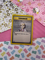 Vintage Uncommon - Professor Oak Base Set Non-Holo Pokemon Card 88/102 - MP/Creased (C)