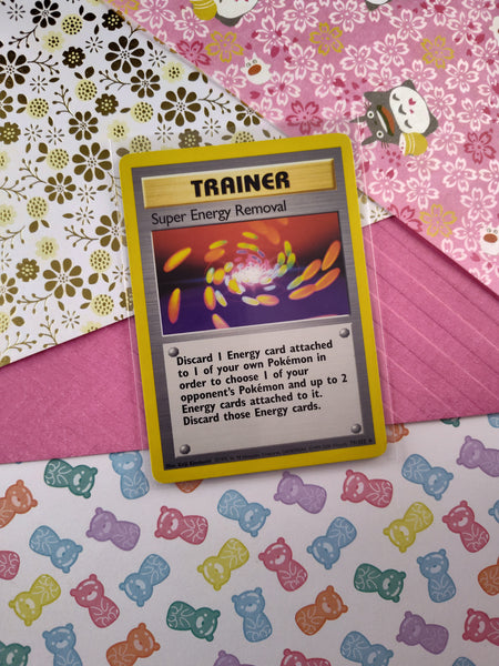 Vintage Rare - Super Energy Removal Base Non-Holo Pokemon Card 79/102 - LP