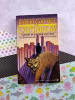 Vintage 1990 First Printing "The Cat's Meow" by Robert Campbell Paperback Book