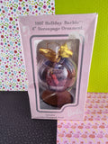 Vintage 1997 Holiday Barbie 4" Decoupage Ornament, NIB