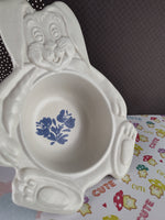 Vintage Pfaltzgraff Yorktowne Easter Bunny Candy Bowl, Nice & Clean LIKE NEW