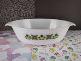 Vintage Anchor Hocking "Meadow Green" 1-1/2 qt #433 Casserole Dish, No Lid