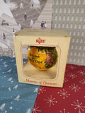 Vintage Christmas 1983 Russ Berrie Ornament, "Memories of Christmas" NIB