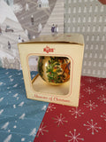 Vintage Christmas 1983 Russ Berrie Ornament, "Memories of Christmas" NIB