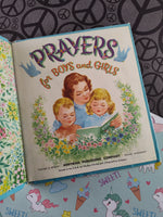 Vintage 1957 Whitman Tell-A-Tale Books, Prayers for Boys and Girls, Hardcover