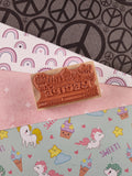 Vintage PSX E-246 Recipe Patterned Wooden Stamp Block