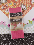 Vintage Wrights Double Fold Bias Tape, Br. Pink SEALED