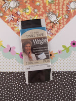 Vintage Wrights 3/4" Wide Twill Tape, Polyester, Black SEALED