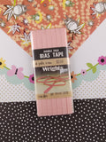 Vintage Wrights Double Fold Bias Tape, Lt. Pink SEALED