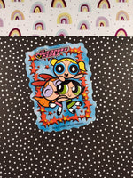 Vintage 2000 Powerpuff Girls Cartoon Network Vending Sticker, New & Unused/Unpeeled