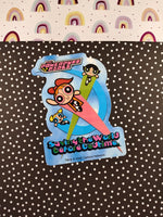 Vintage 2000 Powerpuff Girls Cartoon Network Vending Sticker, New & Unused/Unpeeled