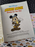 Vintage 1991 Little Golden Book "Walt Disney's Mickey Mouse Heads for the Sky" Hardcover