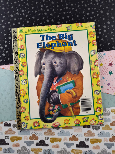 Vintage 1949 Little Golden Book: The Big Elephant, Hardcover