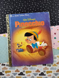 Vintage 1990 Little Golden Book: Walt Disney's Pinocchio Hardcover