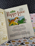 Vintage 1983 Little Golden Book: Sesame Street Puppy Love Hardcover