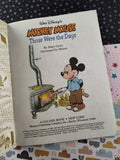 Vintage 1988 Little Golden Book: Walt Disney's Mickey Mouse, Those Were the Days Hardcover