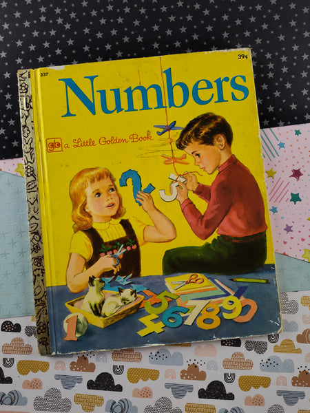Vintage 1972 Little Golden Book: Numbers Hardcover