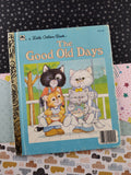 Vintage 1990 Little Golden Book "The Good Old Days" Hardcover