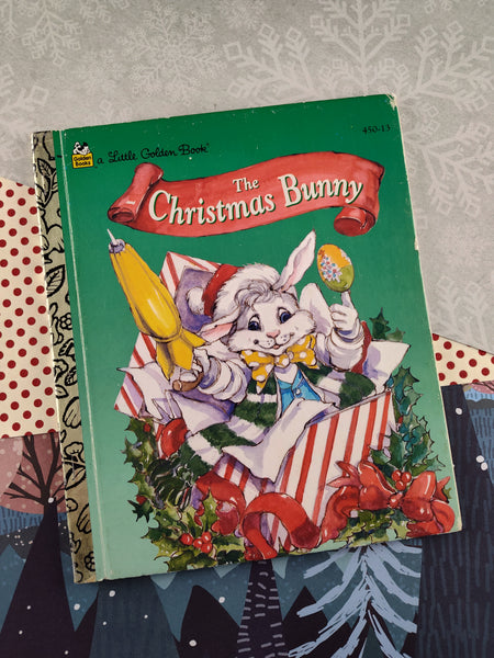 Vintage 1994 Little Golden Book: The Christmas Bunny Hardcover