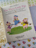 Vintage 1953 Little Golden Book: Walt Disney's Three Little Pigs Hardcover