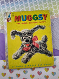Vintage 1956 Rand McNally Elf Book, "Muggsy, the Make-Believe Puppy" Hardcover