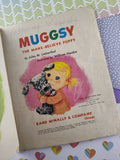 Vintage 1956 Rand McNally Elf Book, "Muggsy, the Make-Believe Puppy" Hardcover