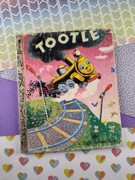 Vintage 1980 Little Golden Book: Tootle Hardcover