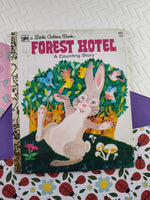Vintage 1977 Little Golden Book: Forest Hotel, A Counting Story Hardcover