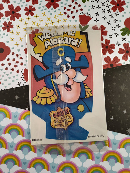 Vintage 1990 Quaker Oats Cap'n Crunch" Door Hanger SEALED Toy, Unopened NEW