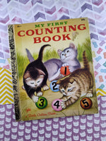 Vintage 1979 Little Golden Book: My First Counting Book Hardcover