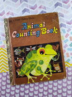Vintage 1974 Little Golden Book: Animal Counting Book