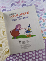 Vintage 1975 Little Golden Book: Walt Disney's Donald Duck and the Witch Next Door Hardcover