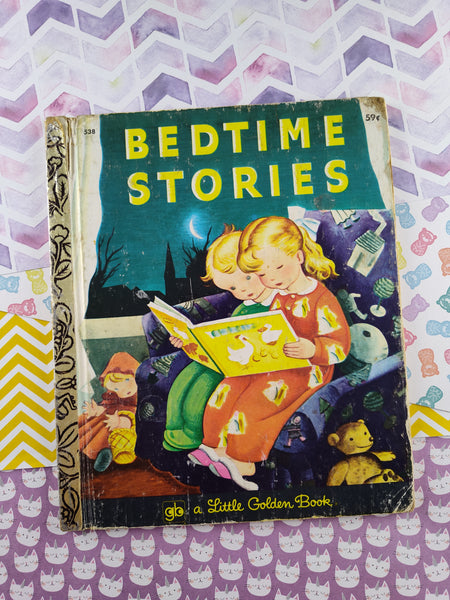 Vintage 1978 Little Golden Book: Bedtime Stories Hardcover