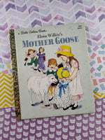 Vintage 1981 Little Golden Book: Eloise Wilkin's Mother Goose Hardcover