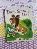 Vintage 1978 Little Golden Book: Tawny Scrawny Lion Hardcover