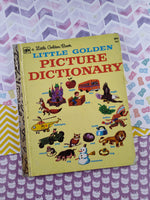 Vintage 1973 Little Golden Book: Little Golden Picture Dictionary Hardcover