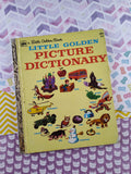Vintage 1973 Little Golden Book: Little Golden Picture Dictionary Hardcover