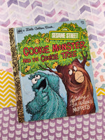 Vintage 1978 Little Golden Book: Sesame Street Cookie Monster and the Cookie Tree Hardcover