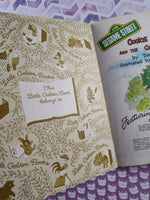 Vintage 1978 Little Golden Book: Sesame Street Cookie Monster and the Cookie Tree Hardcover