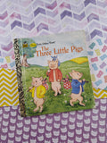Vintage 1997 First Little Golden Book: The Three Little Pigs Hardcover