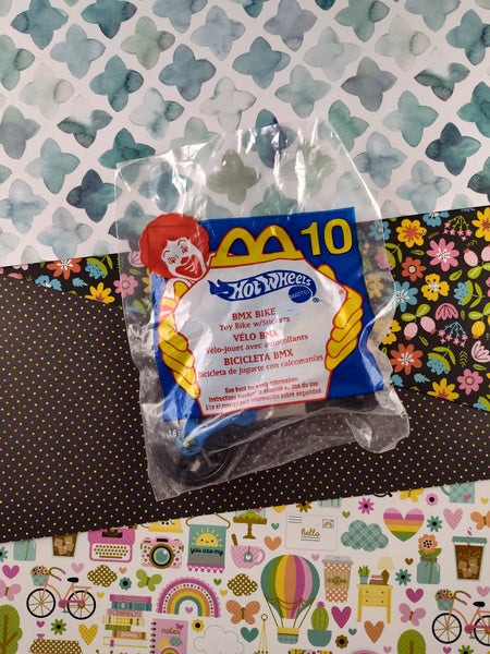 Vintage 2000 Hot Wheels BMX Bike Happy Meal McDonalds Toy SEALED