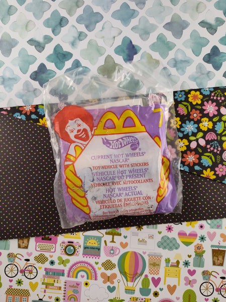 Vintage 1999 Hot Wheels Current Hot Wheels Nascar Happy Meal McDonalds Toy SEALED