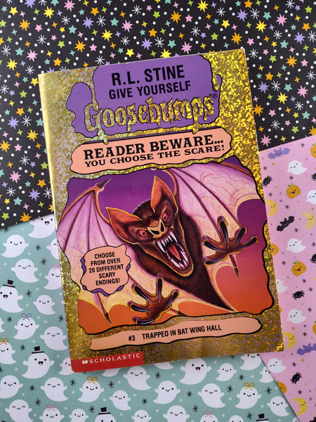 Vintage 1995 R.L. Stine Give Yourself Goosebumps #3, Trapped in Bat Wing Hall